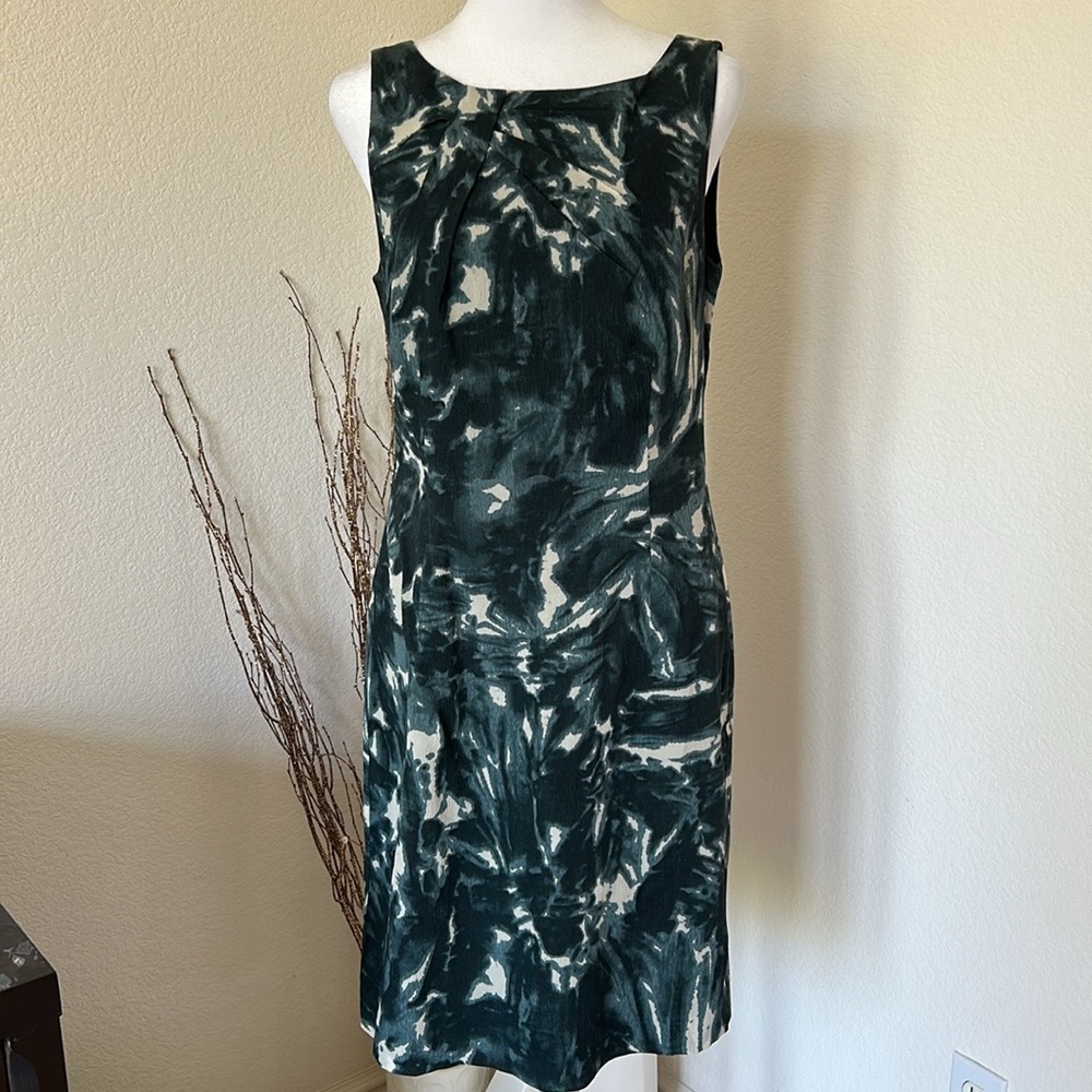Ann Taylor Silk Sleeveless Floral Print Dress